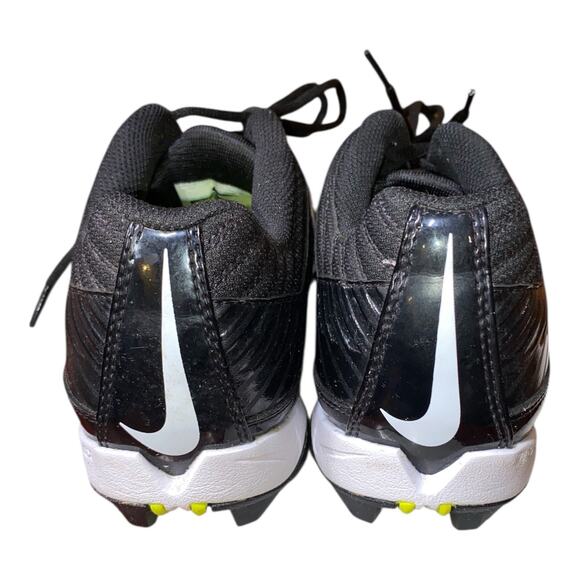 NIKE Vapor Shark Men's Cleats Size 9 Black White Swoosh Football Baseball - Picture 3 of 6